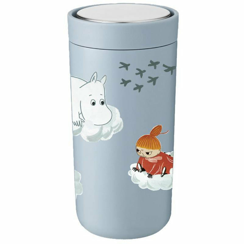 Moomin Thermal Flask 0,4 l blue - Stelton - The Official Moomin Shop