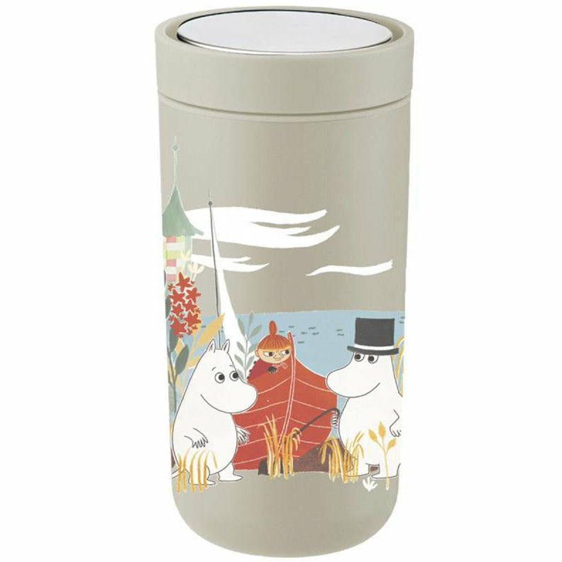 Moomin Thermal Flask 0,4 l sand - Stelton - The Official Moomin Shop