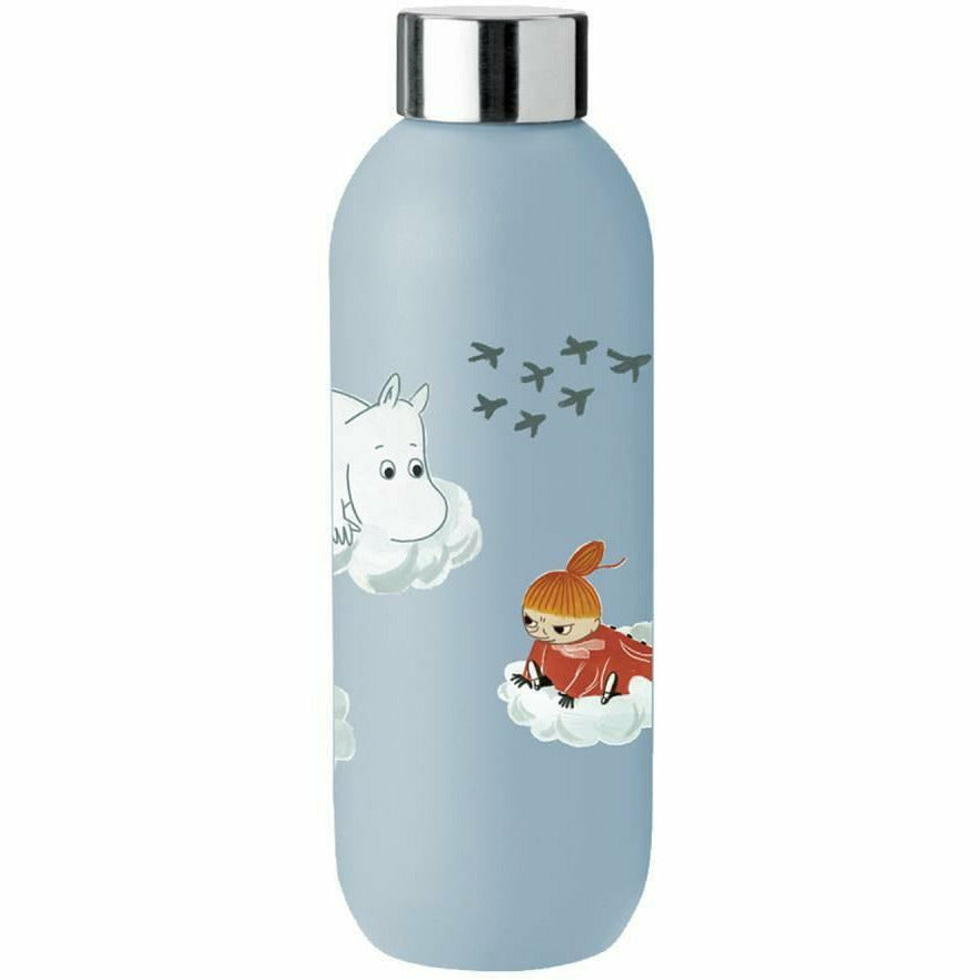 Moomin Thermal Bottle 0,75 l blue - Stelton - The Official Moomin Shop