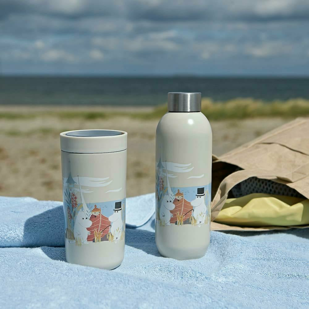 Moomin Thermal Flask 0,2 l sand - Stelton - The Official Moomin Shop