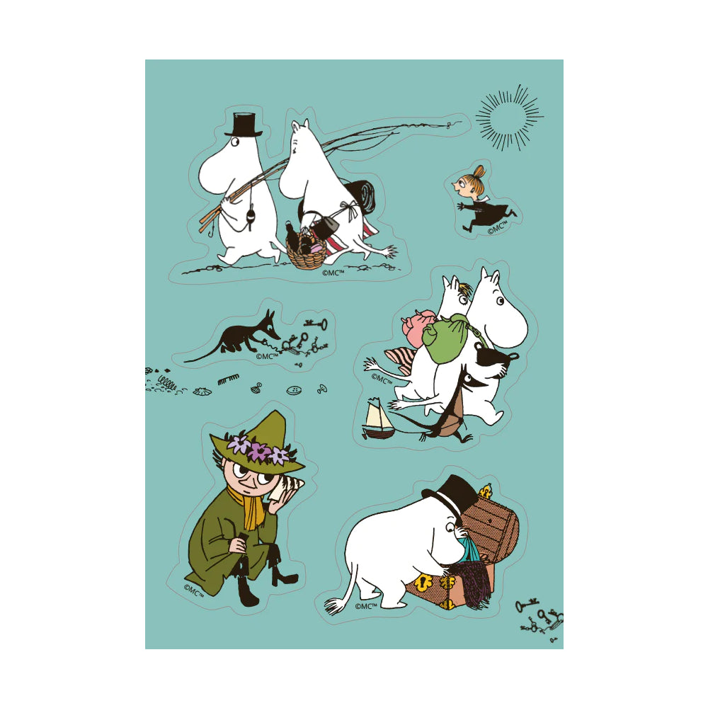 Moomin Trip Sticker Postcard - Putinki
