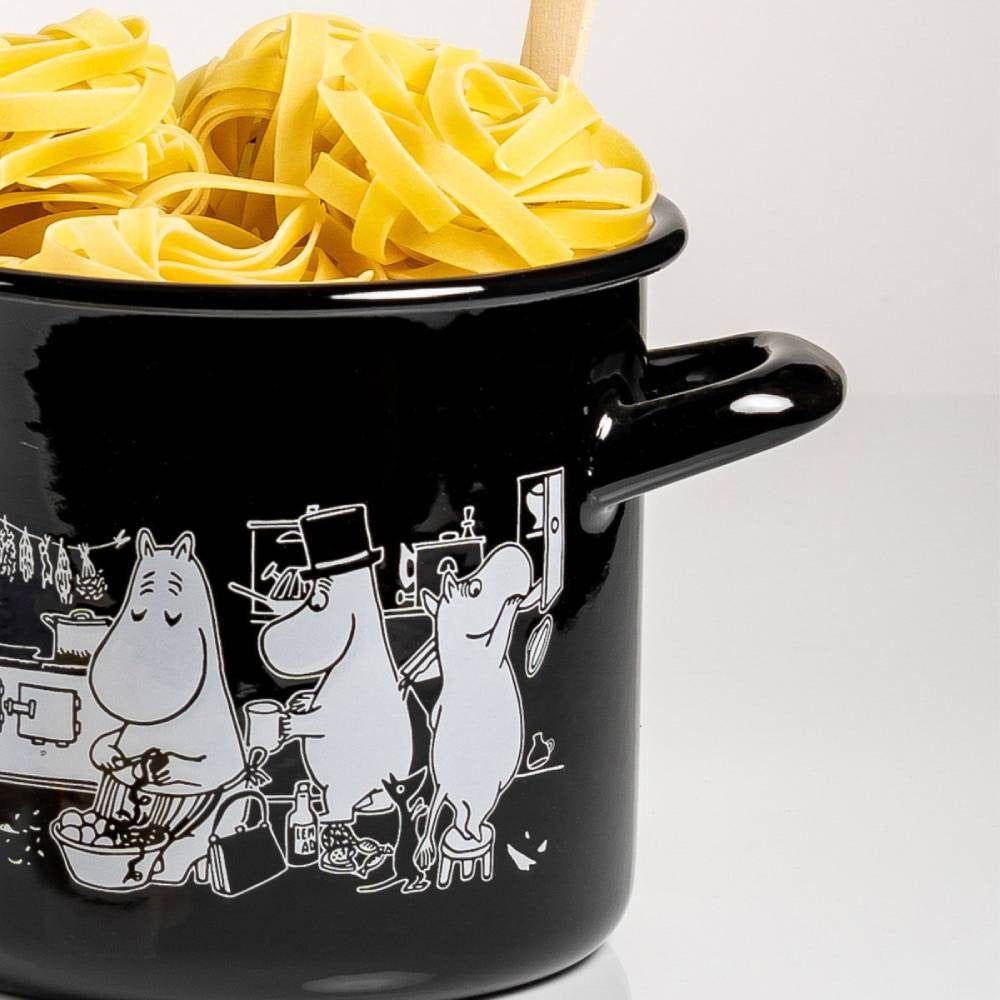Moomins In The Kitchen 1.5 L Pot With Lid - Muurla - The Official Moomin Shop