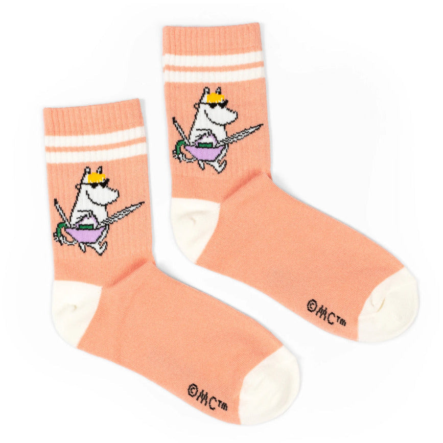 Snorkmaiden Retro Socks Coral 36-42 - The Official Moomin Shop