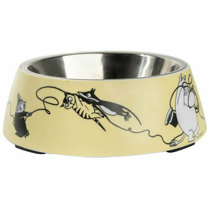 Moomin For Pets Food Bowl Yellow M - Muurla - The Official Moomin Shop