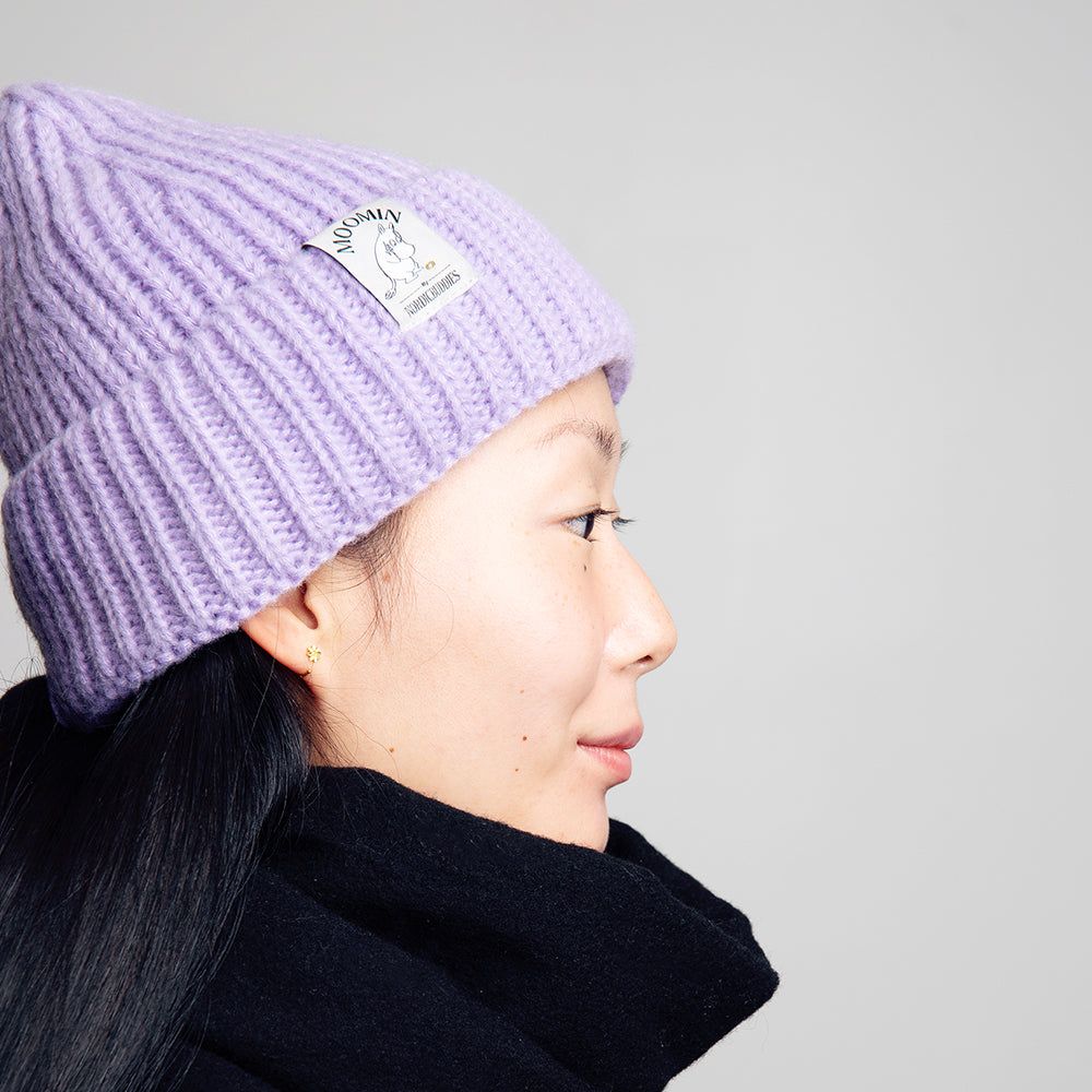 Moomintroll Lilac Thick Winter Beanie - The Official Moomin Shop