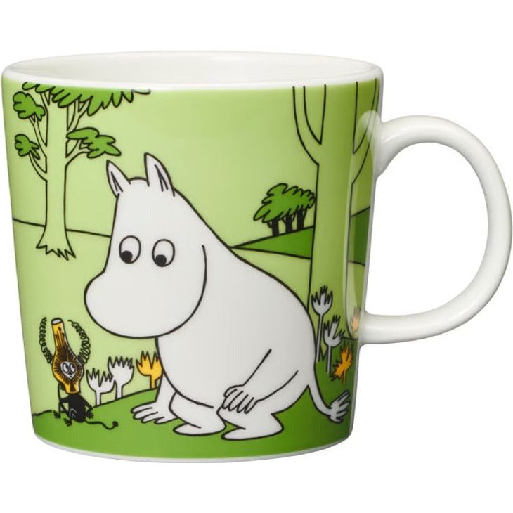 Moomintroll & Martians Mug 0,3L Green - The Official Moomin Shop