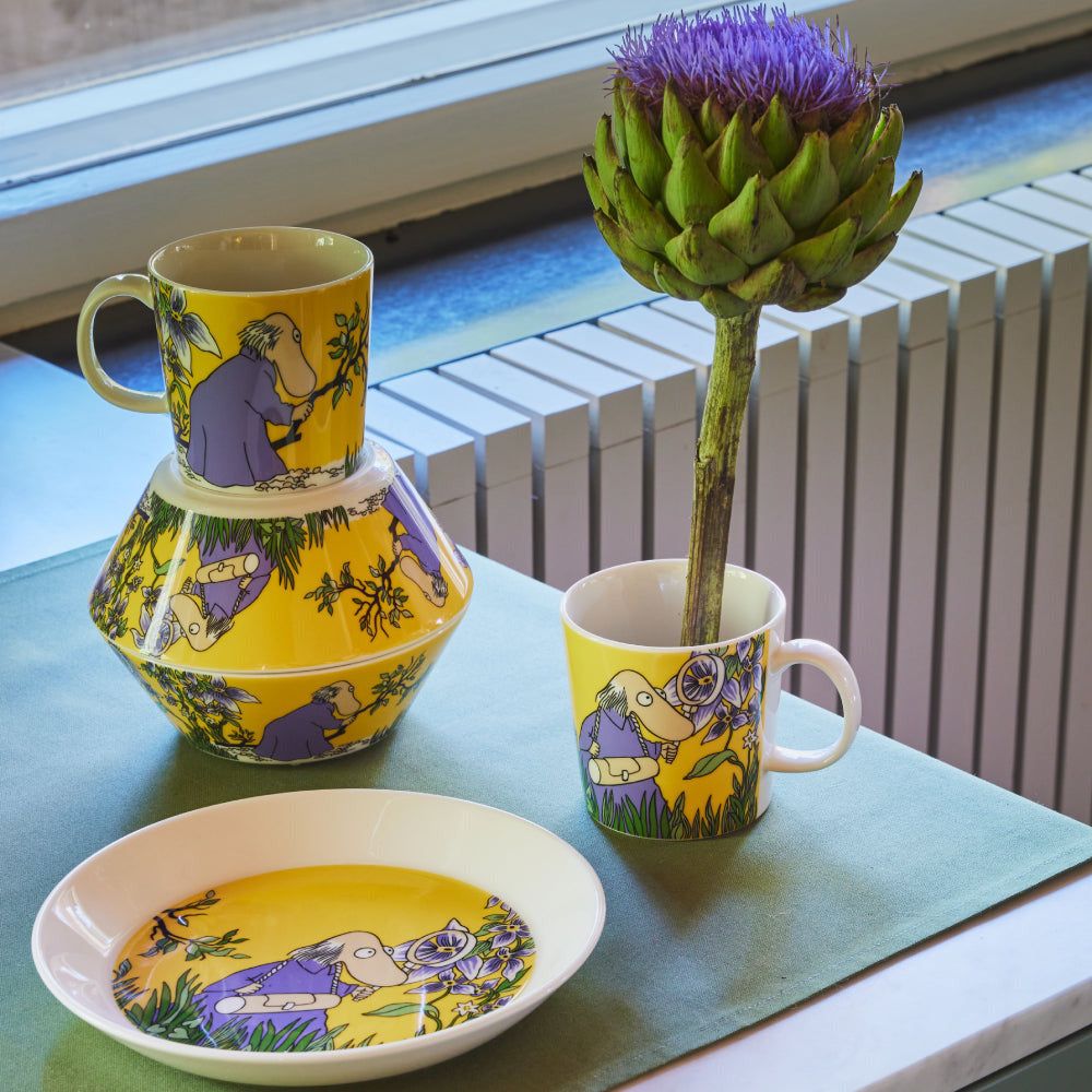 Hemulen Bowl 15cm Yellow - The Official Moomin Shop