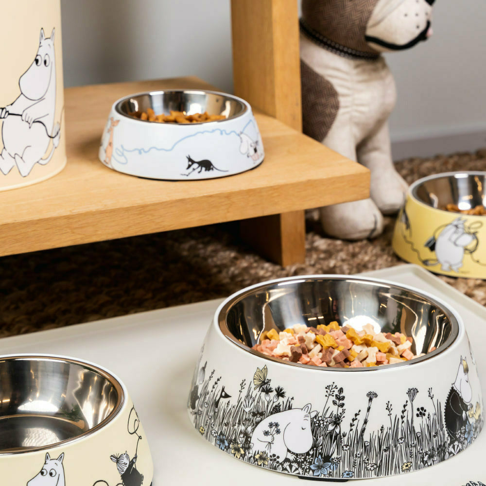 Moomin For Pets Food Bowl Grey L - Muurla - The Official Moomin Shop