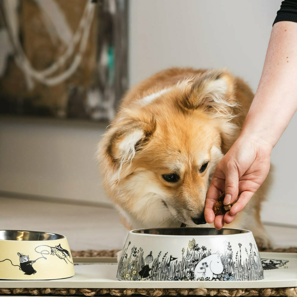 Moomin For Pets Food Bowl Grey L - The Official Moomin Shop