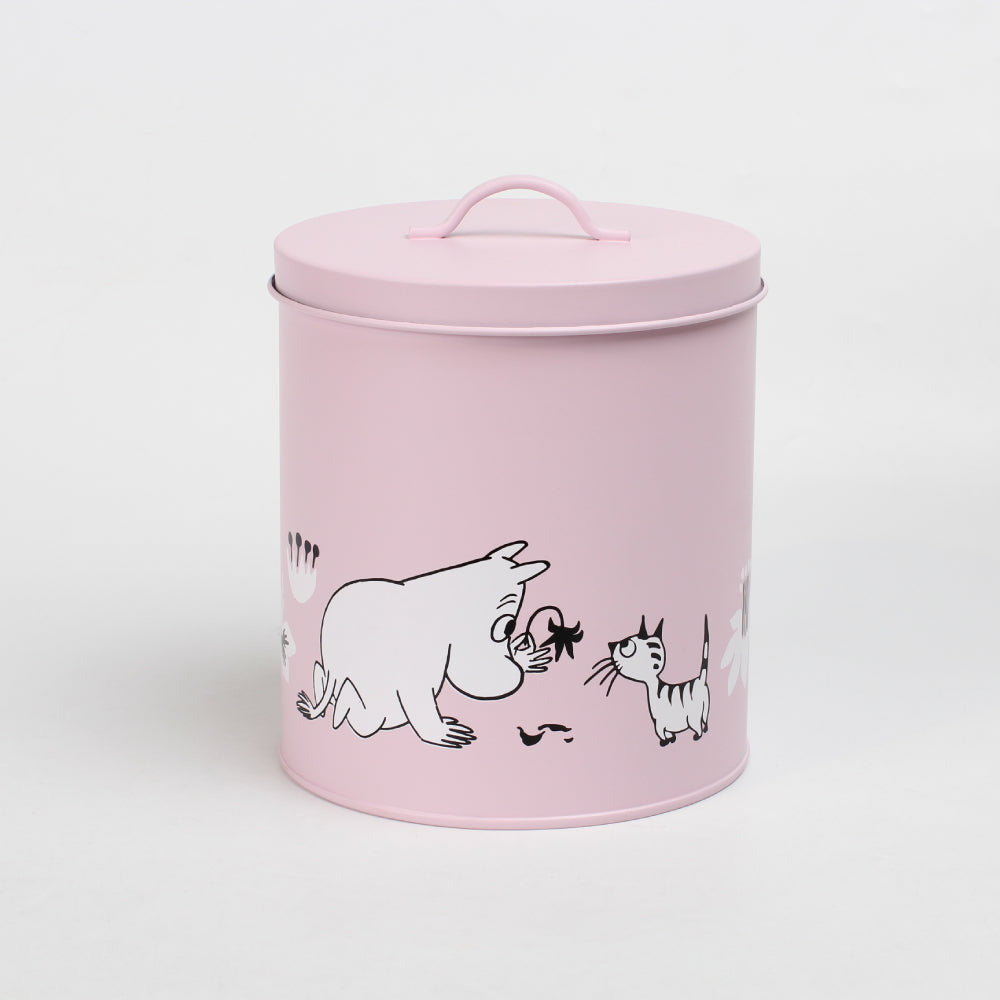 Moomin For Pets Tin Jar Set Pink/Beige - Muurla - The Official Moomin Shop