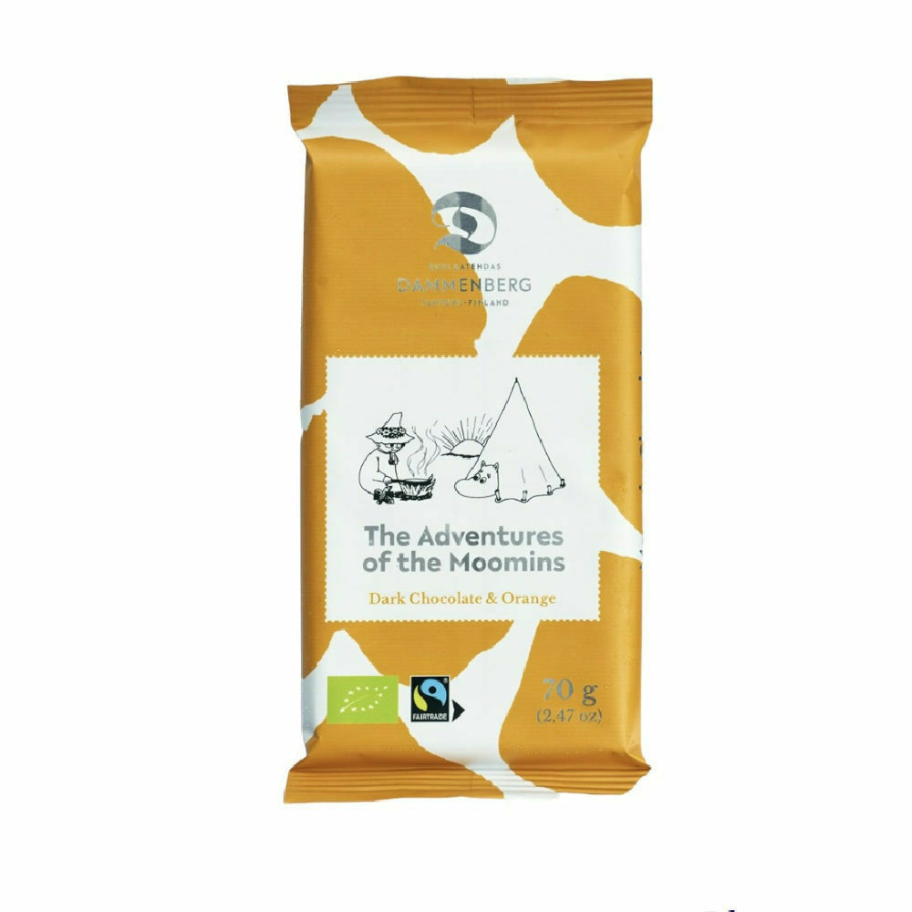 Moomin Orange Dark Chocolate - Dammenberg - The Official Moomin Shop