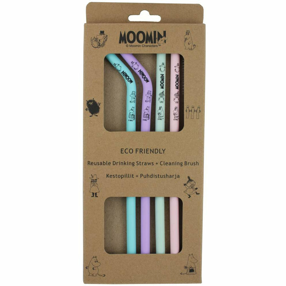 Moomin Drinking Straws 4-set - The Official Moomin Shop