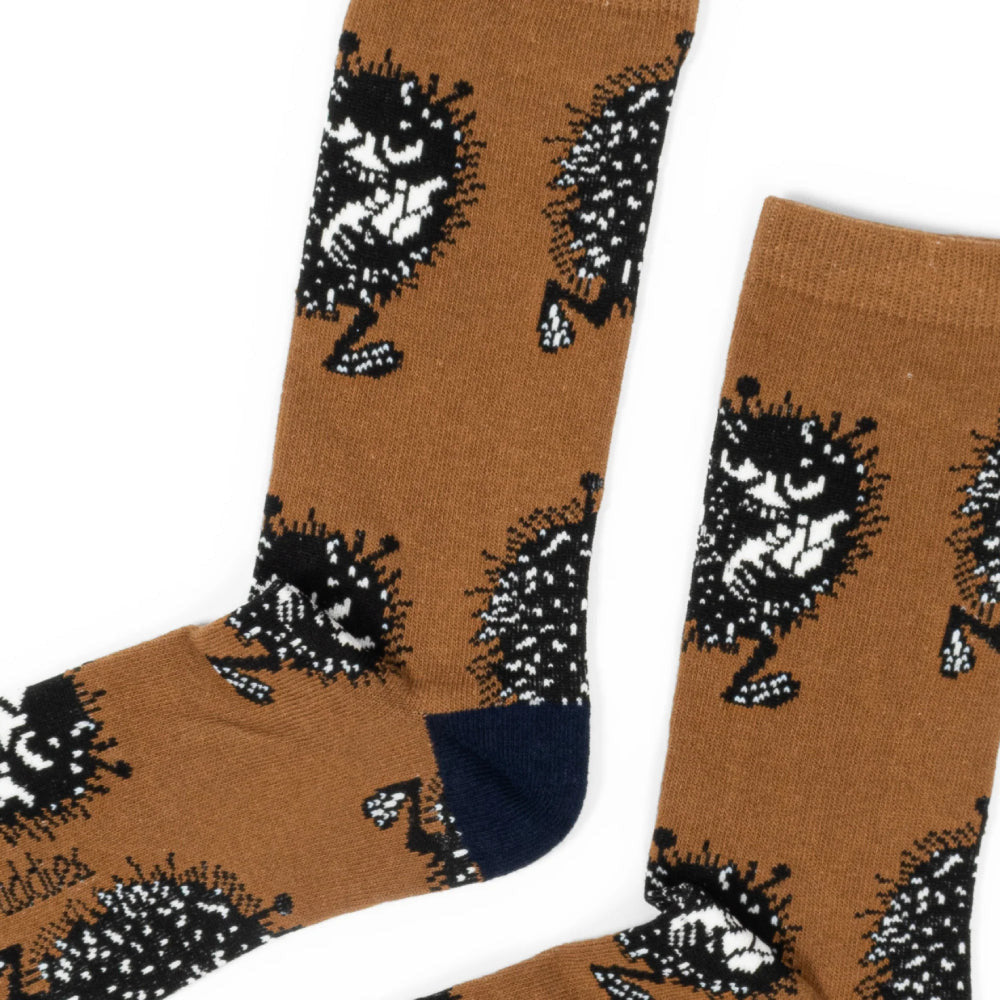 Stinky Getaway Socks Brown - Nordicbuddies - The Official Moomin Shop