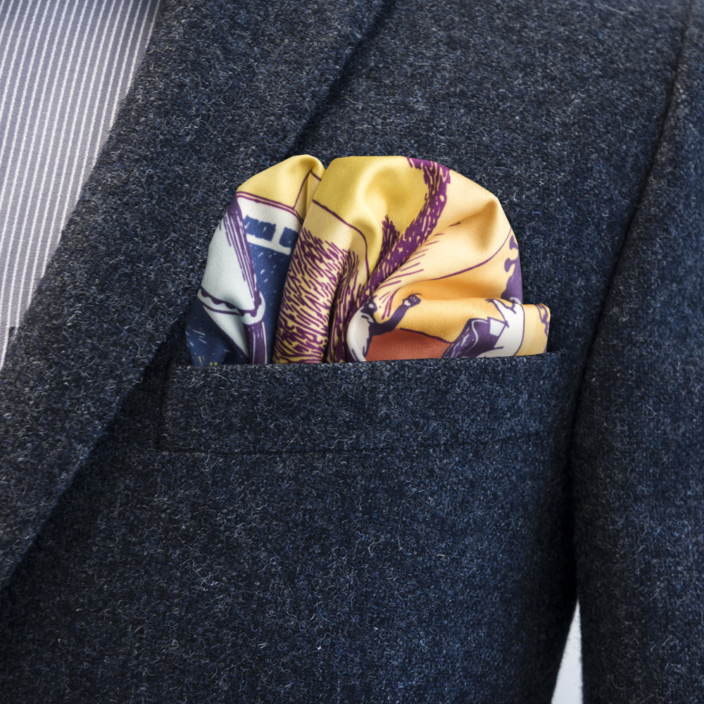 Moomin Observatory Pocket Square - The Official Moomin Shop