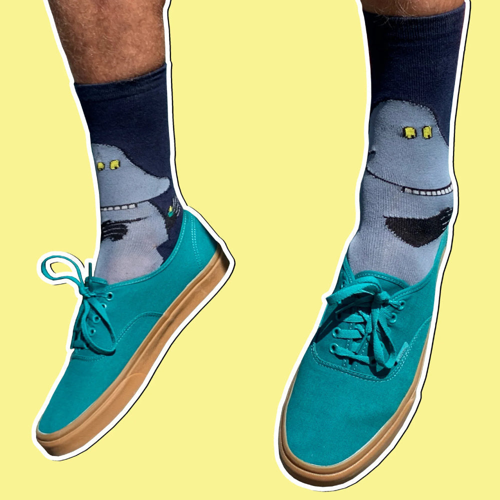 The Groke Socks Dark Blue 40-45 - Nordicbuddies - The Official Moomin Shop