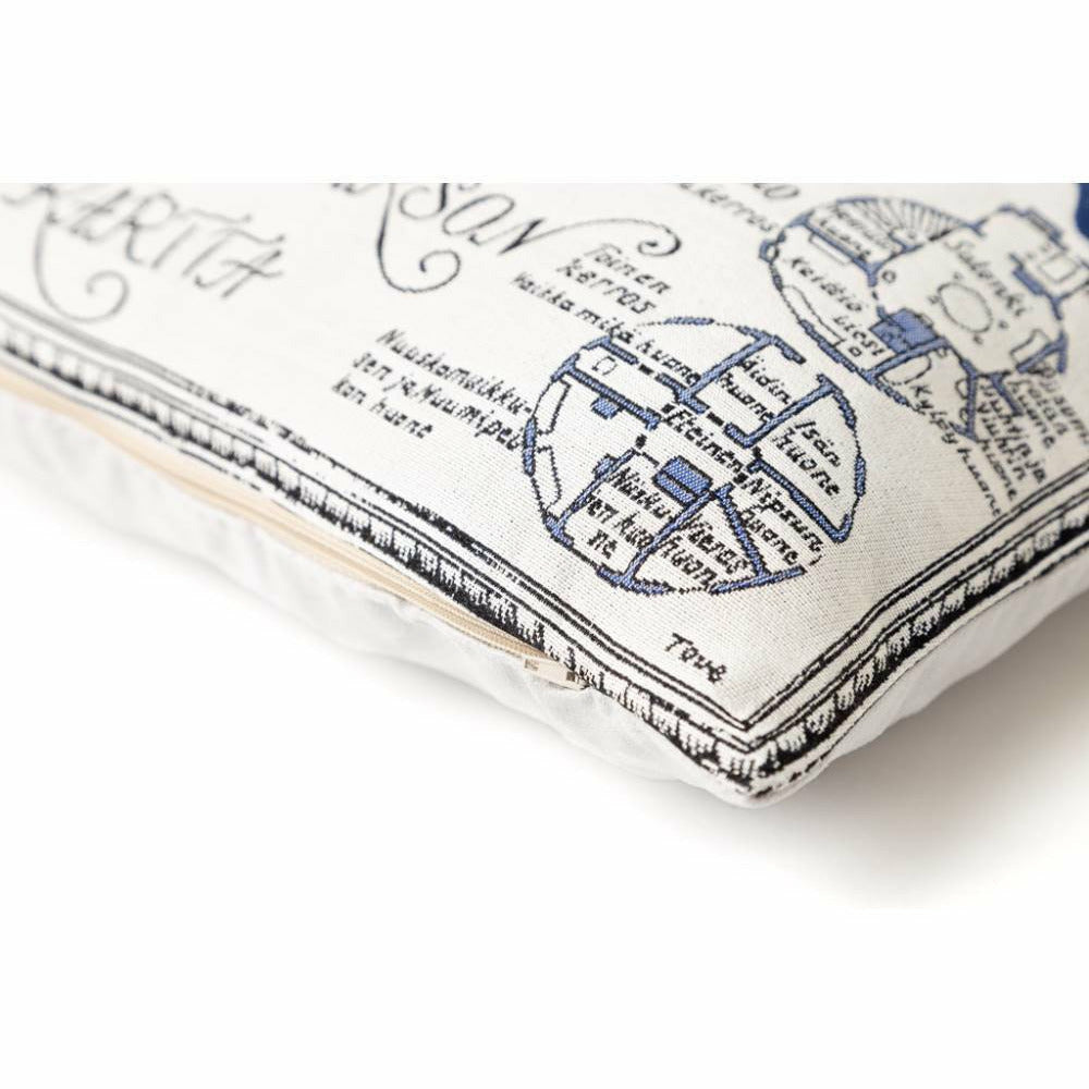 Moominvalley &quot;Map&quot; Cushion Cover - Aurora Decorari - The Official Moomin Shop