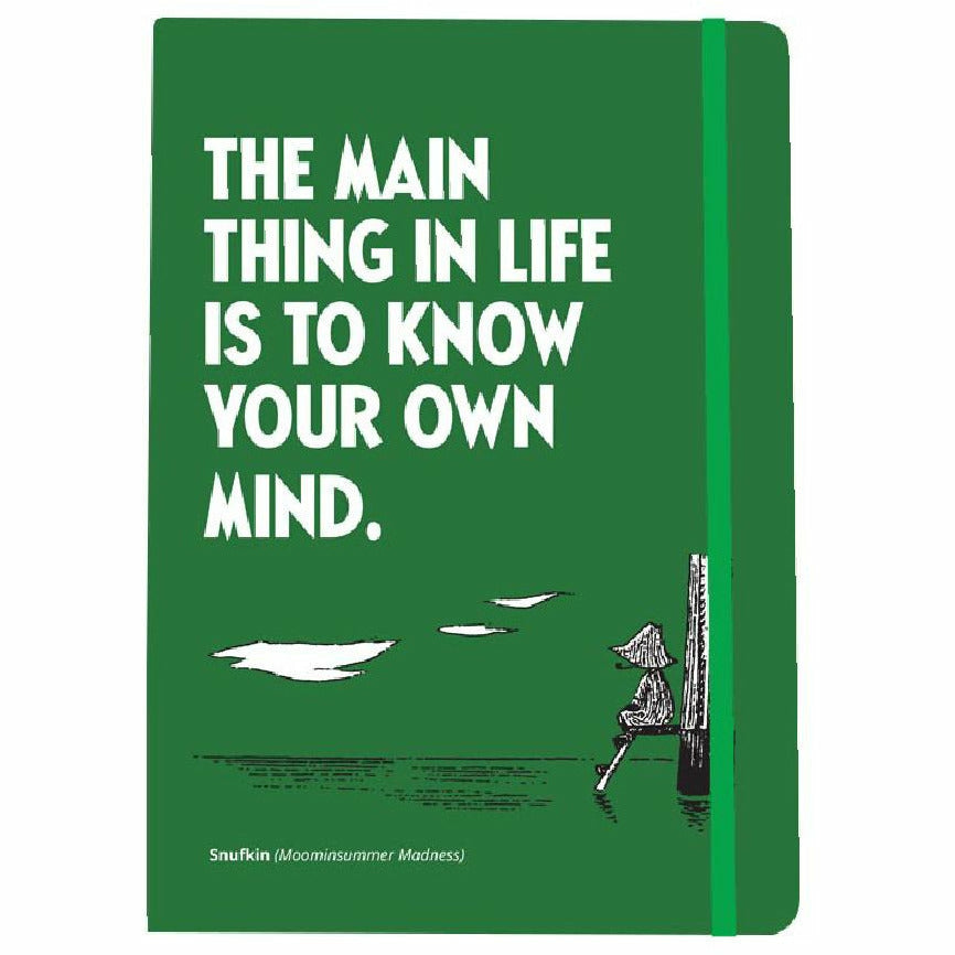 Snufkin &quot;The Main Thing in Life...&quot; Notebook by Putinki - The Official Moomin Shop
