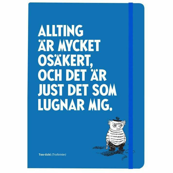 Too-ticky "Mycket osäkert" notebook - Putinki - The Official Moomin Shop