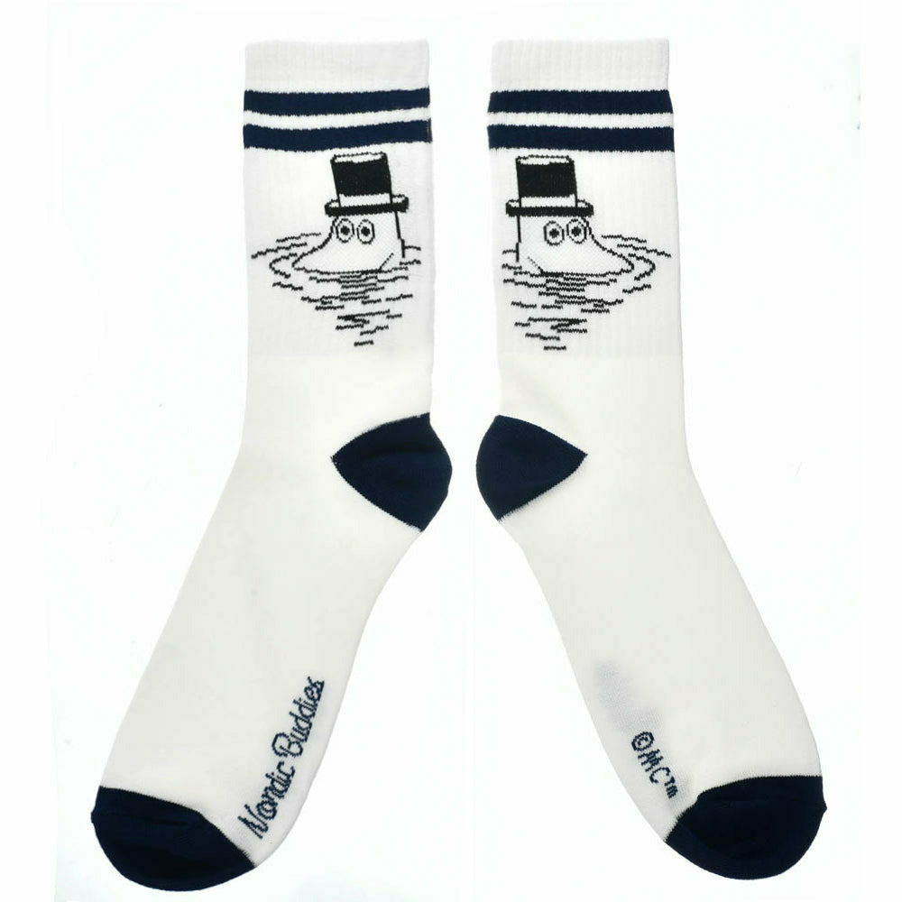 Moominpappa Retro Socks White 40-45 - Nordicbuddies - The Official ...