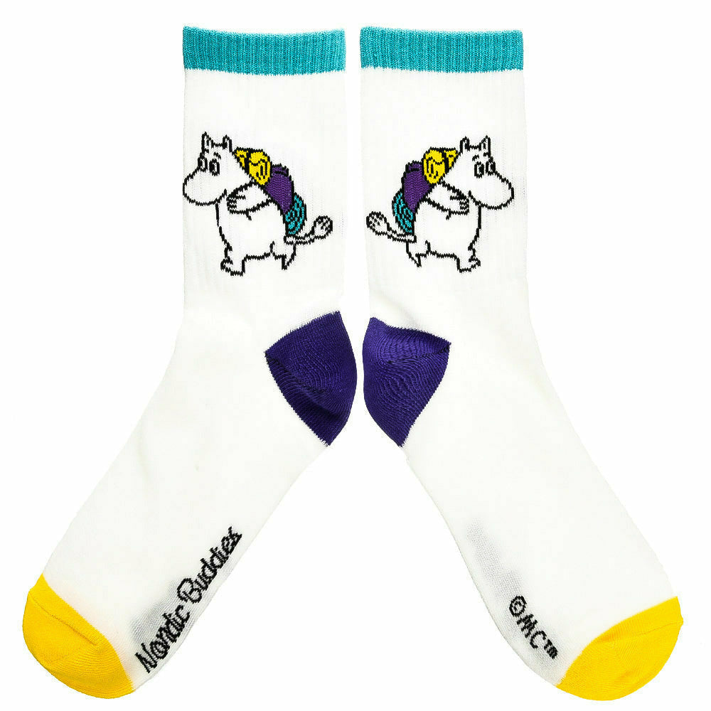 Moomintroll Camping Retro Socks - Nordicbuddies - The Official Moomin Shop