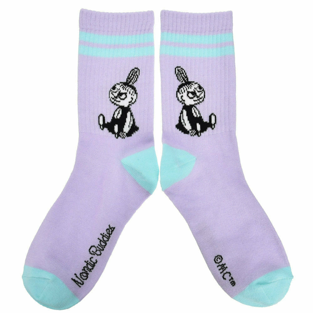 Little My Retro Socks Lila - Nordicbuddies - The Official Moomin Shop