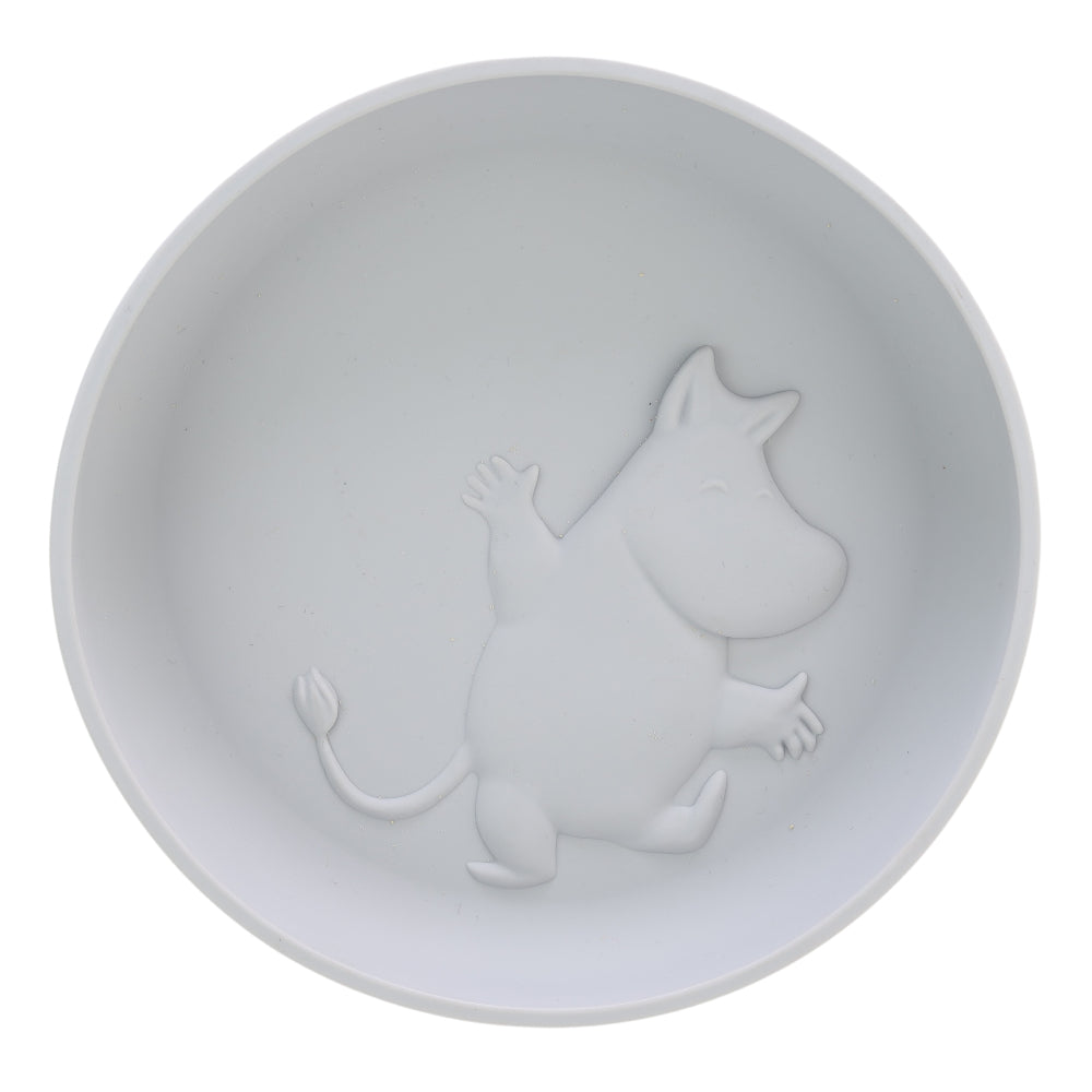 Moominpappa Silicone Plate Grey – Rätt Start - The Official Moomin Shop