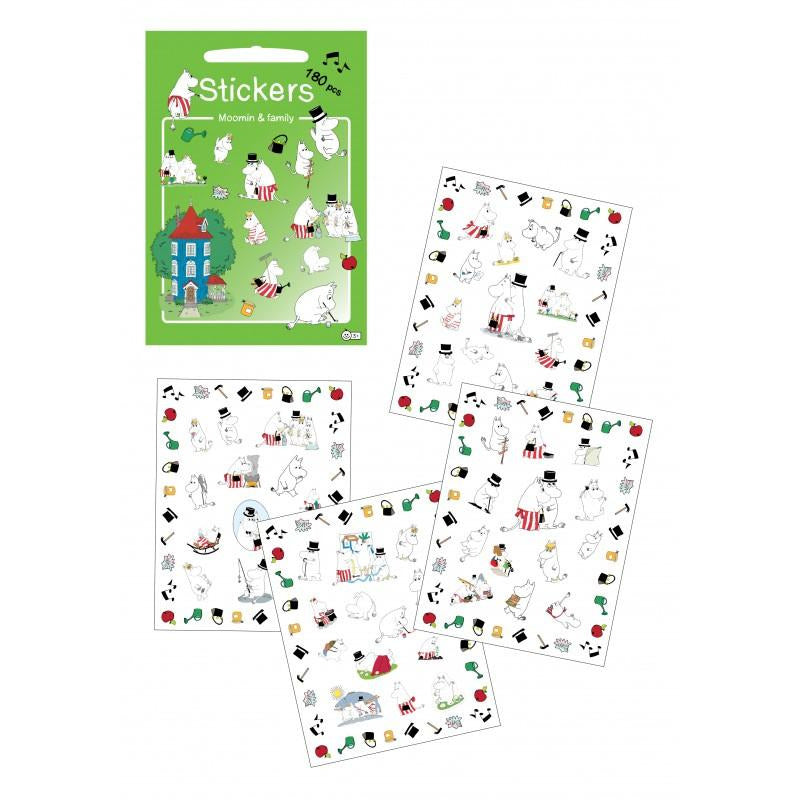 Stickers Set Moomin &amp; Family - Barbo Toys - The Official Moomin Shop