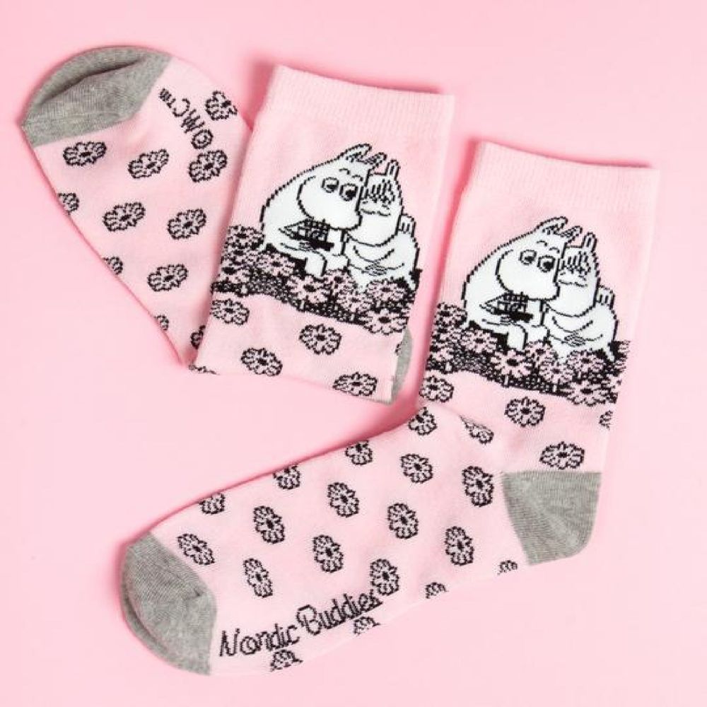 Moomin Love Socks 36-42 Pink - The Official Moomin Shop