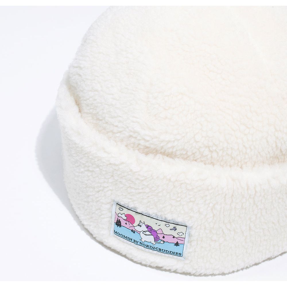 Moomintroll Fargo Fisherhat Beanie Offwhite - Nordicbuddies - The Official Moomin Shop