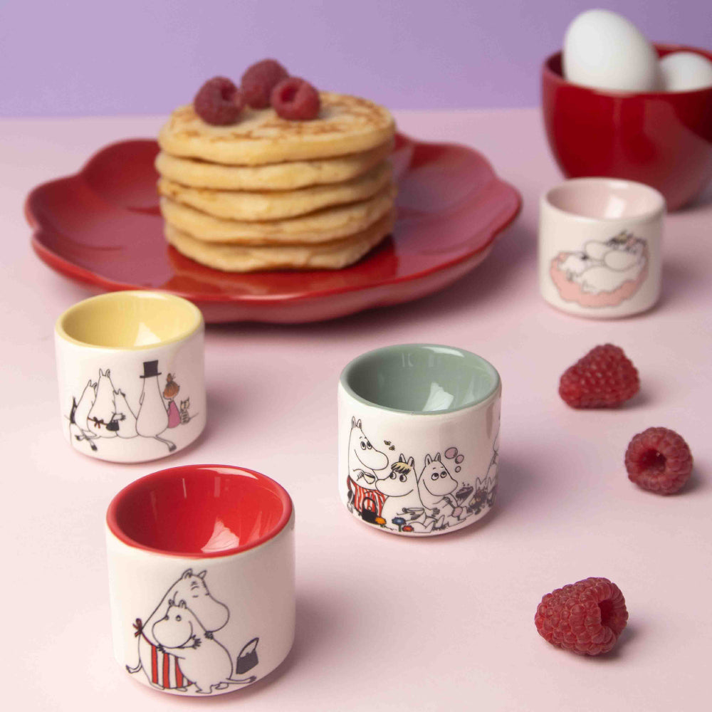 Moomin Love Egg Cups 4-set - Pluto Design - The Official Moomin Shop