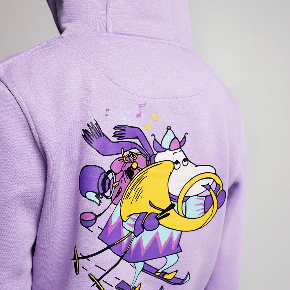 Hemulens Hoodie Lilac - Nordicbuddies - The Official Moomin Shop