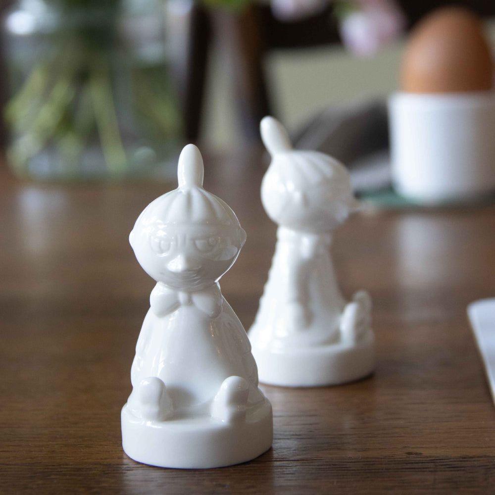 Little My Ceramic Salt & Pepper Shakers White - The Official Moomin Shop