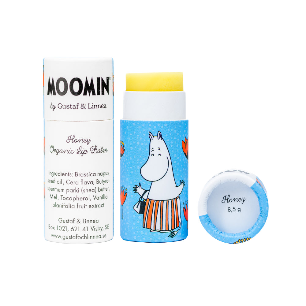 Moominmamma Organic Lip Balm Honey - Gustaf &amp; Linnea - The Official Moomin Shop