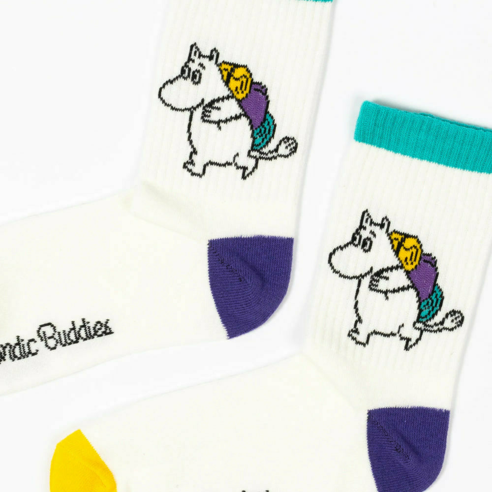 Moomintroll Camping Retro Socks - Nordicbuddies - The Official Moomin Shop