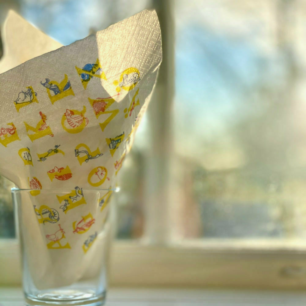 Paper Napkins ABC - Opto Design - The Official Moomin Shop