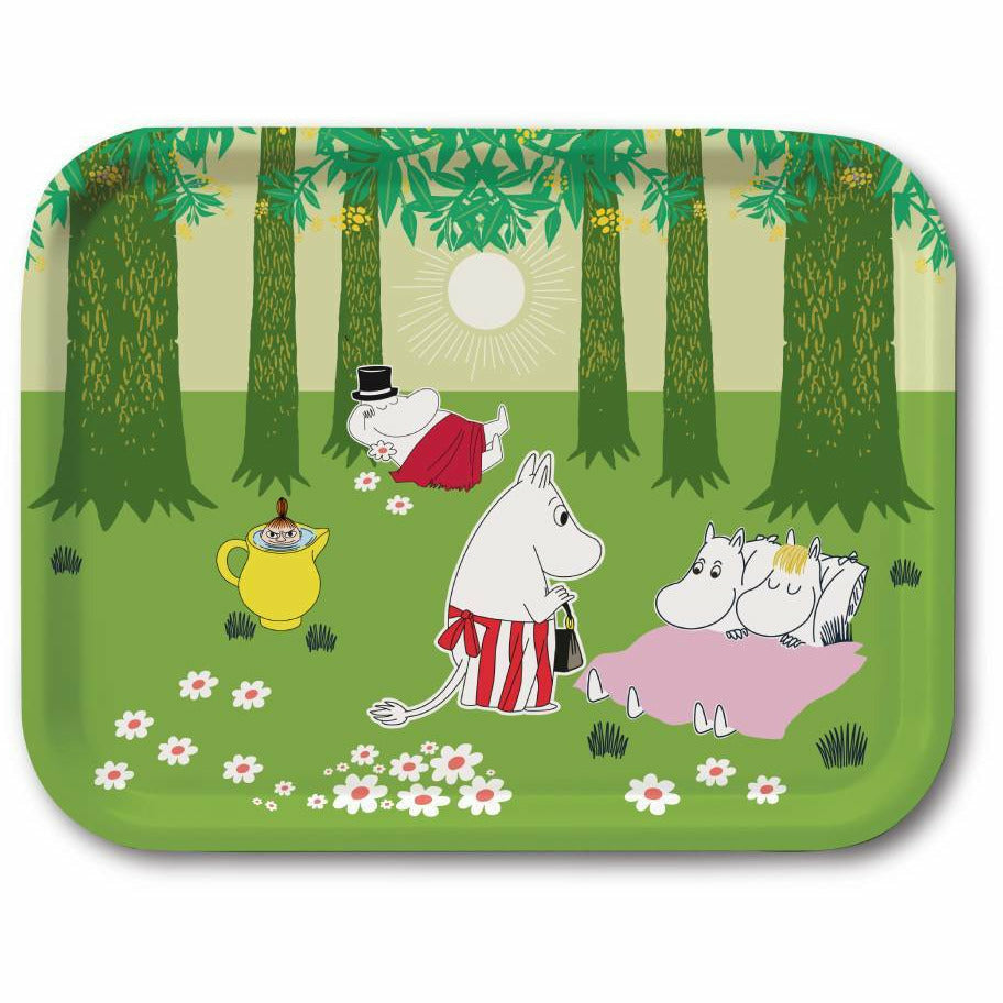 Moomin &quot;Verdant Summer&quot; Tray - Opto Design - The Official Moomin Shop