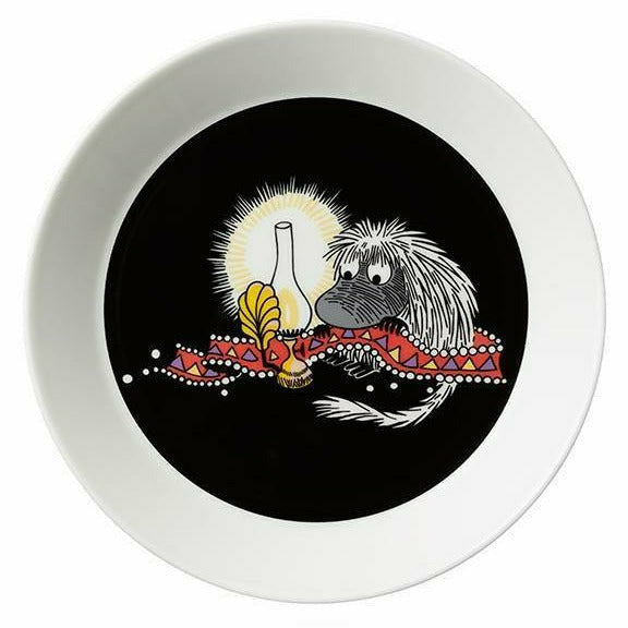 The Ancestor Plate 19cm Black - The Official Moomin Shop