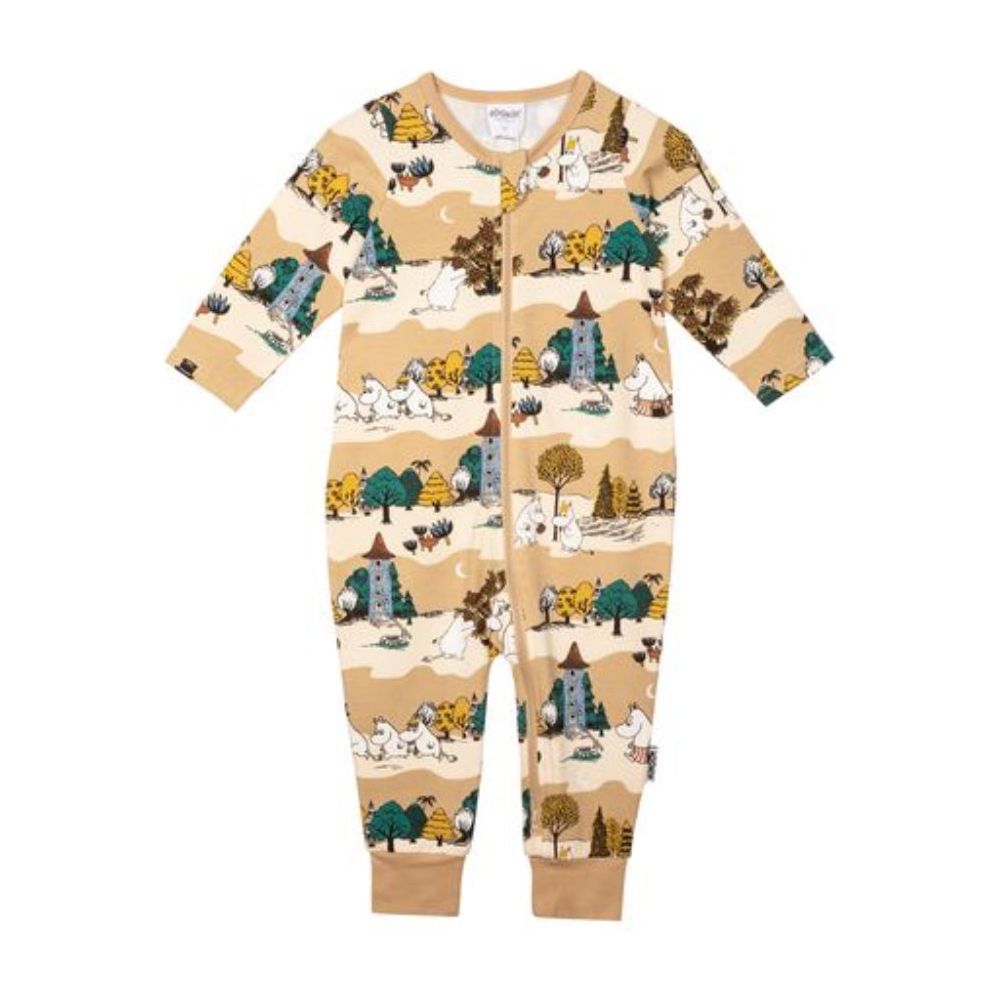 Moomin Valley Baby Pyjamas Beige - Martinex - The Official Moomin Shop