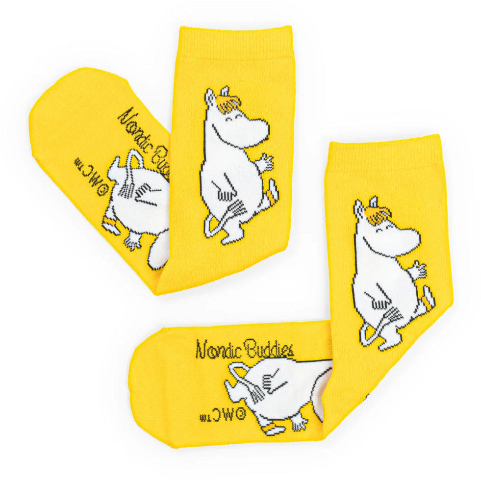 Snorkmaiden Happiness Socks Yellow 36-42 - The Official Moomin Shop