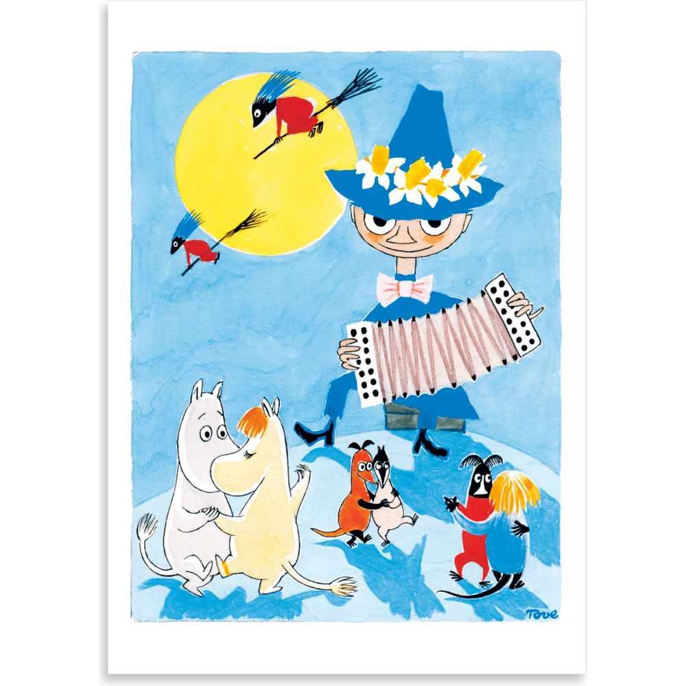 Snufkin Easter Card - Putinki - The Official Moomin Shop