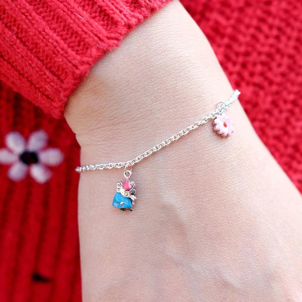 Thingumy And Bob Silver Bracelet - Moress Charms - The Official Moomin Shop