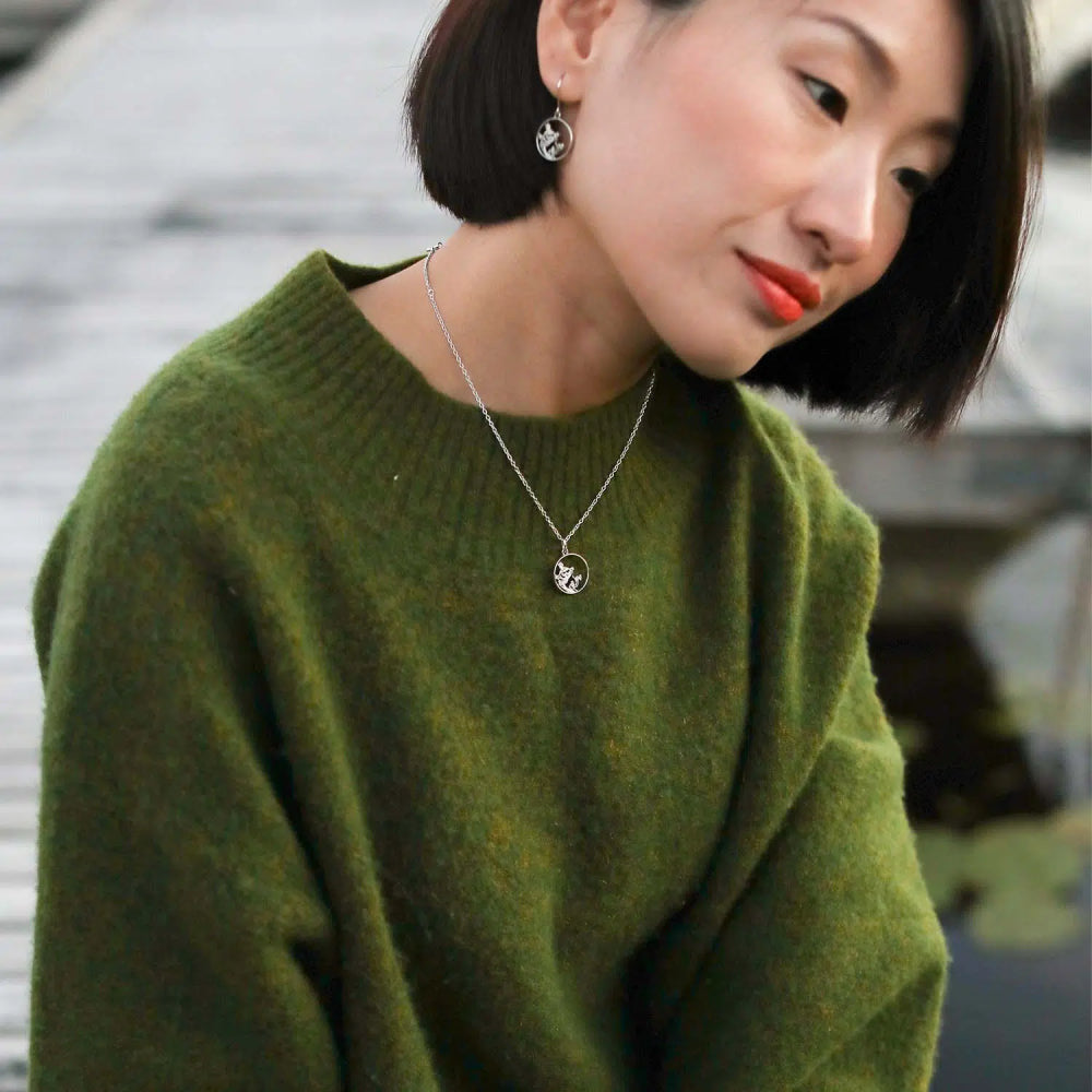 Little My Adventure Earrings Silver - The Official Moomin Shop