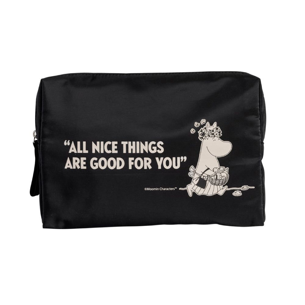 Moominmamma Large Cosmetic Bag Black - Cailap - The Official Moomin Shop