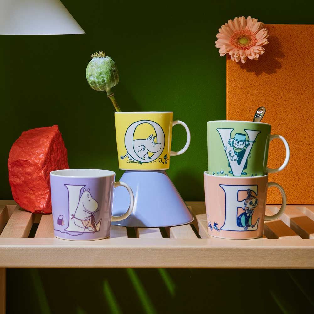 Moomin mug 0,4L ABC O - Moomin Arabia - The Official Moomin Shop