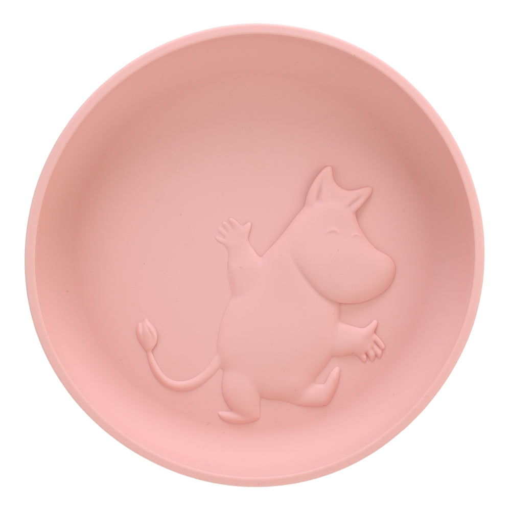 Moominmamma Silicone Plate Pink – Rätt Start - The Official Moomin Shop