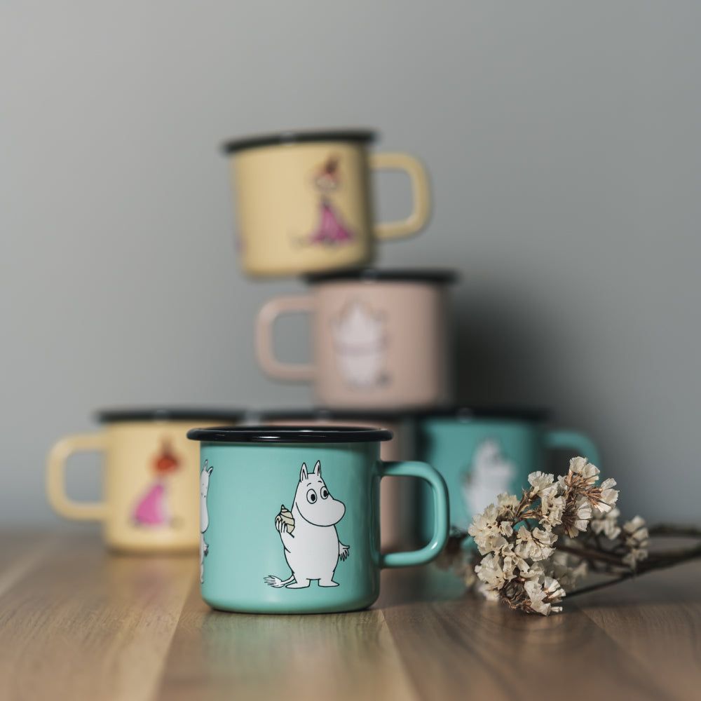 Moomintroll Retro Mug 3,7dl Blue - The Official Moomin Shop