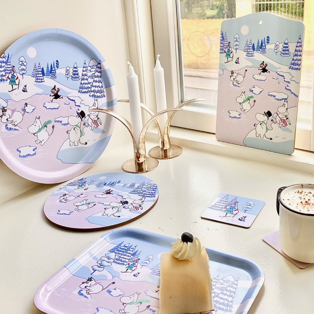 Winter 2022 Round Tray - Opto Design - The Official Moomin Shop