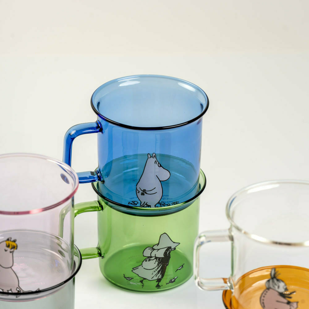 Moomintroll Glass Mug - Muurla - The Official Moomin Shop