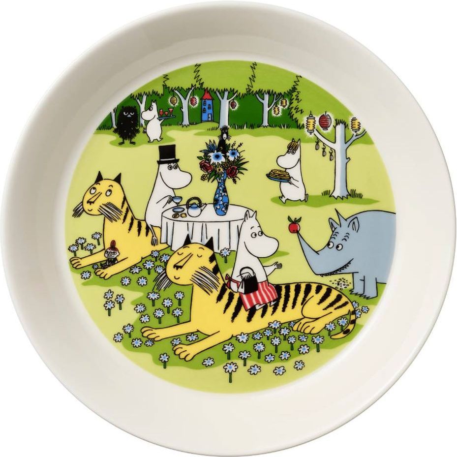 Moomin Summer Plate 2023 Garden Party - Moomin Arabia - The Official Moomin Shop