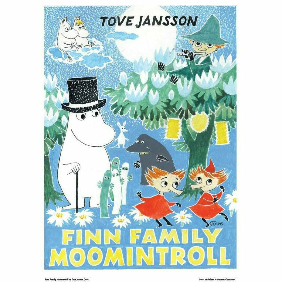 Moomin poster - Finn Family Moomintroll 100 x 70 cm - The Official Moomin Shop